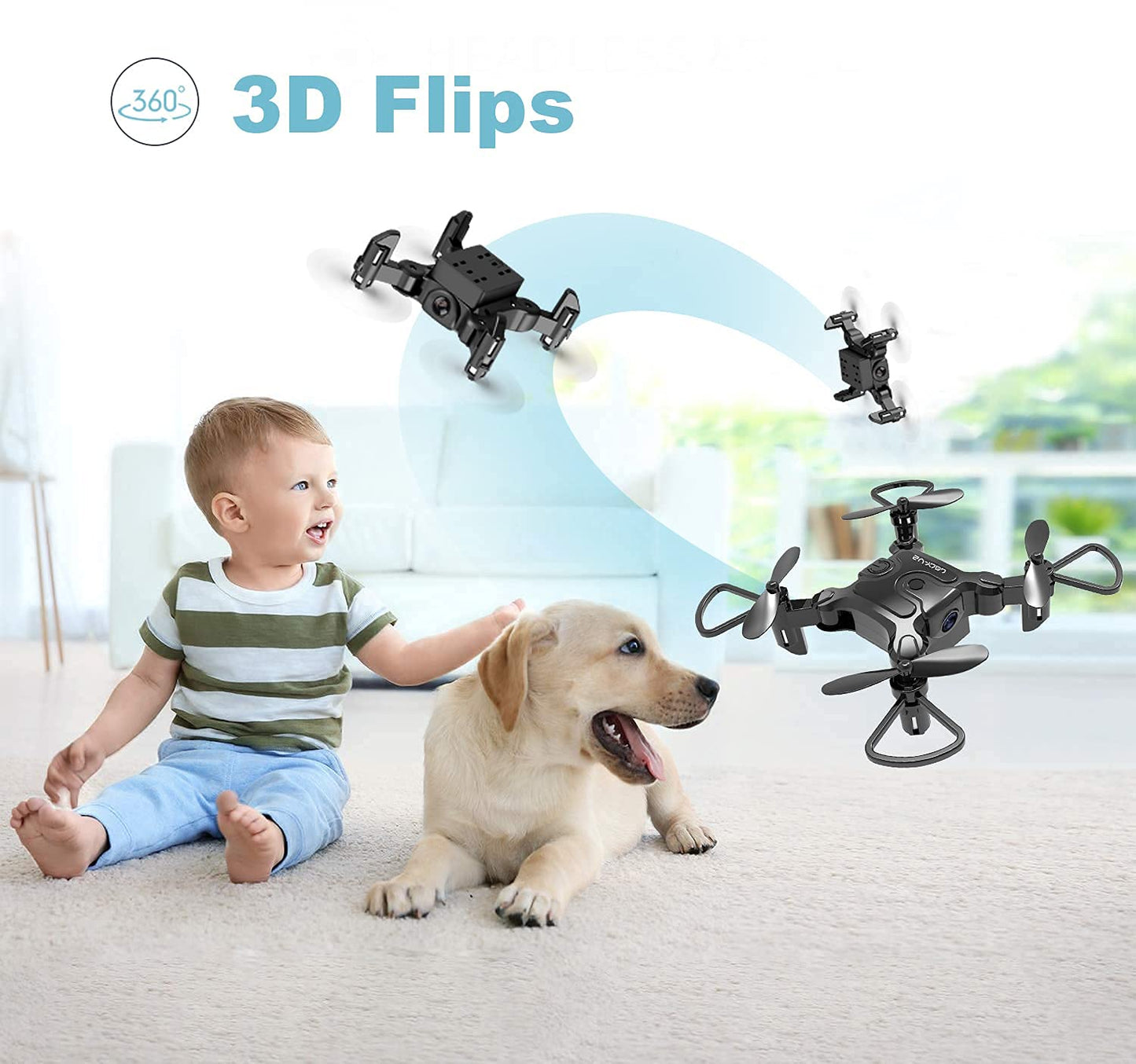 4DV2 Mini Drone with Camera for kids,Nano Portable Pocket Foldable RC Quadcopter Toys Beginners Gifts for Boys Girls,3D Flip,Altitude Hold,Headless Mode,Trajectory Flight,